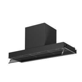 AIRFORCE F300 BL/A/90 90cm Μαύρο Απορροφητήρας Εντοιχιζόμενος Τζάκι